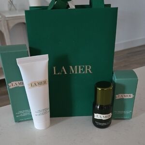 Brand New La Mer The Essence Foaming Cleanser 30 ML & Treatment Lotion 15 ML Duo